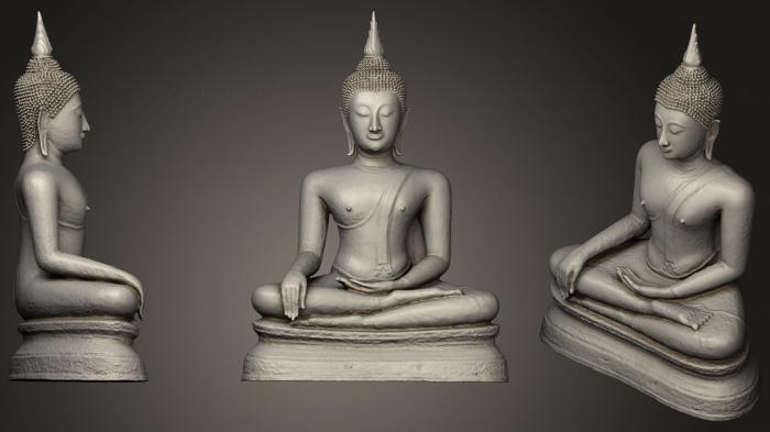 Buddha figurines (STKBD_0112) 3D model for CNC machine